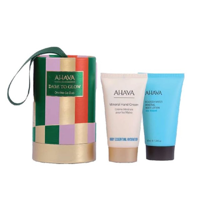 Ahava Dare to Glow On-The-Go Duo με Mineral Hand Cream Κρέμα Χεριών...