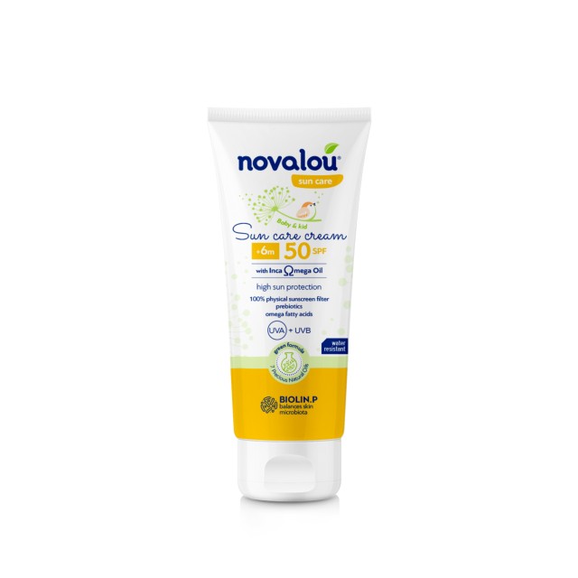 Novalou Sun Care Cream SPF50 Βρεφικό Αντηλιακό Προσώπου & Σώματος, ...