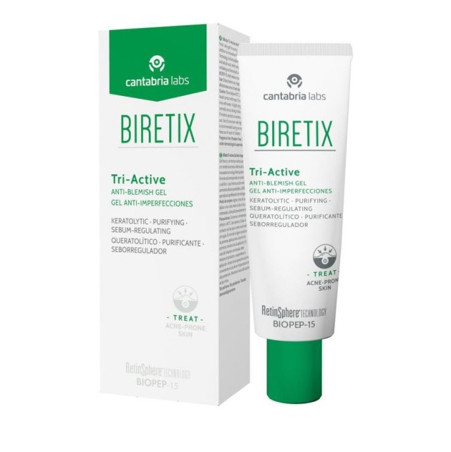 Biretix Tri-Active Anti-Blemish Gel Τζελ για Επιδερμίδες με Τάση Ακ...