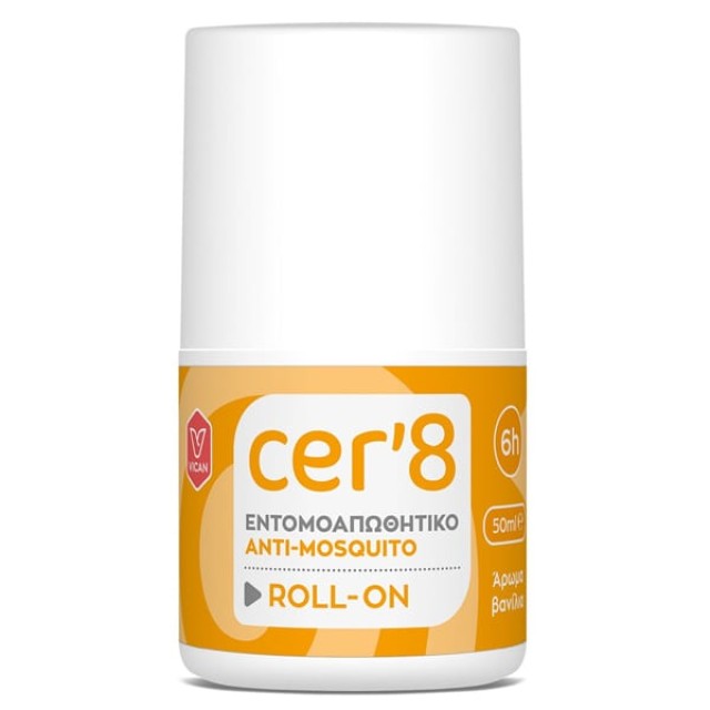 Cer 8 Εντομοαπωθητικό Roll-On, 50ml