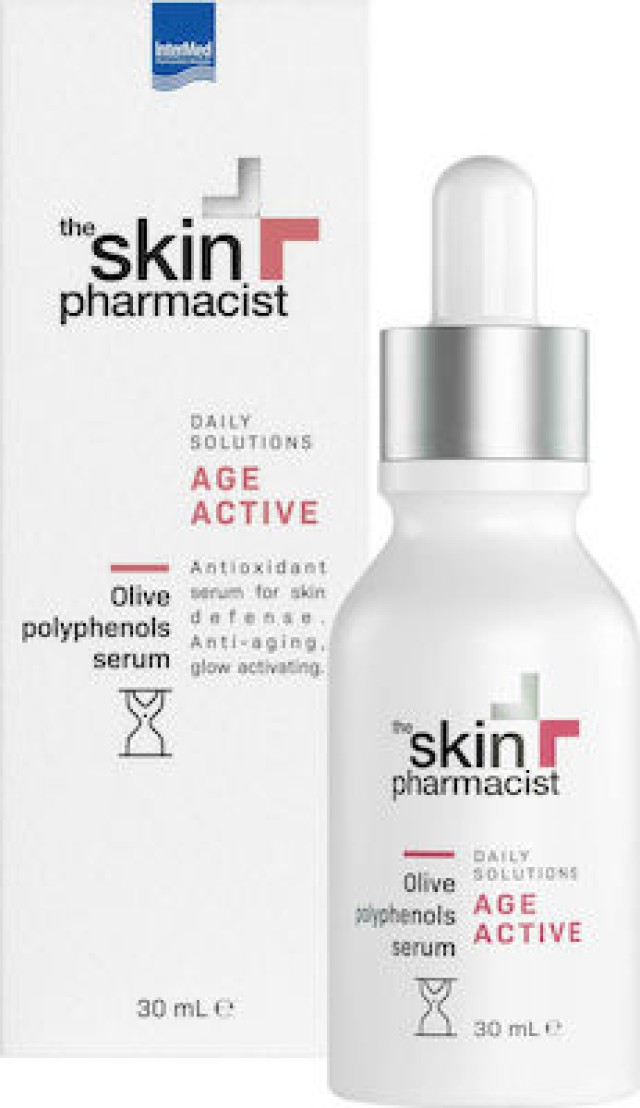 The Skin Pharmacist Age Active Olive Polyphenols Serum Αντιοξειδωτικός Ορός Προσώπου, 30ml