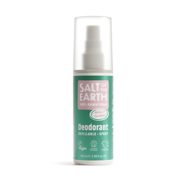 Salt of the Earth Melon & Cucumber Natural Refillable Aποσμητικό Sp...