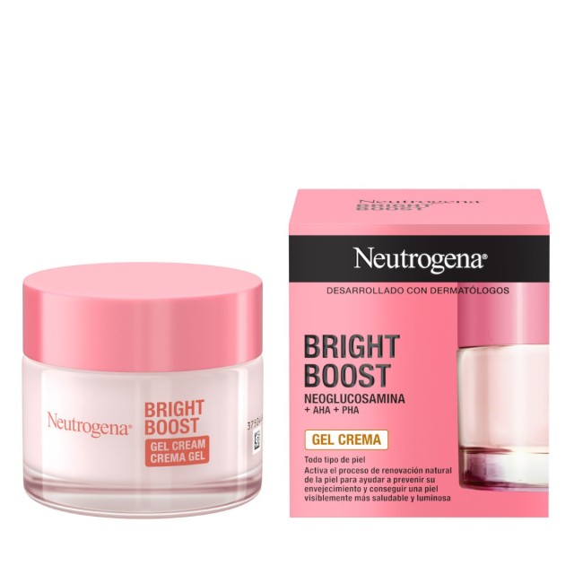 Neutrogena Bright Boost Κρέμα Gel Προσώπου Αντιγήρανσης & Λάμψης, 50ml