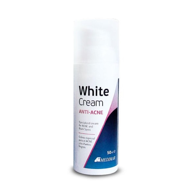 Medimar White Cream Anti-Acne Κρέμα κατά της Ακμής, 50ml