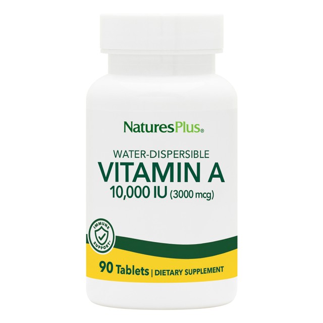 Natures Plus Vitamin A 10000iu Βιταμίνη Α, 90 Ταμπλέτες