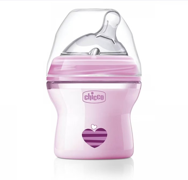 Chicco Πλαστικό Μπιμπερό Natural Feeling Κατά των Κολικών με Θηλή Σ...