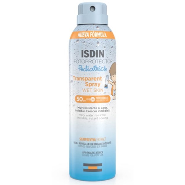 ISDIN Fotoprotector Pediatrics Transparent Wet Skin SPF50 Παιδικό Α...