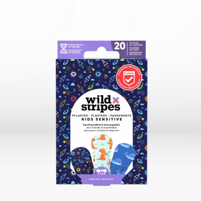 Wild Stripes Kids Sensitive Παιδικά Αυτοκόλλητα Επιθέματα, 20τεμ