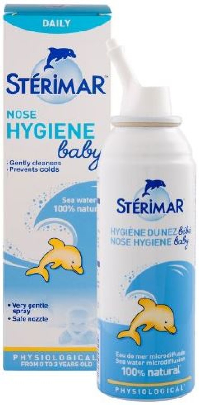 Sterimar Baby Nasal Hygiene Ρινικό Σπρέι με Θαλασσινό Νερό για Βρέφη 0-3 Έτων, 50ml