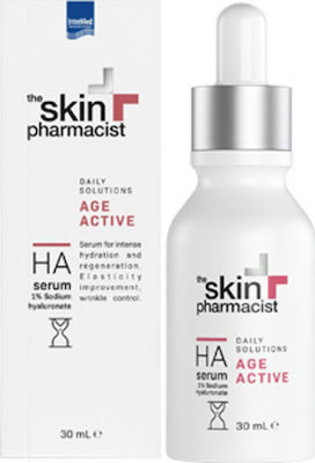 The Skin Pharmacist Age Active HA Serum Ορός Εντατικής Ενυδάτωσης - Ανάπλασης, 30ml