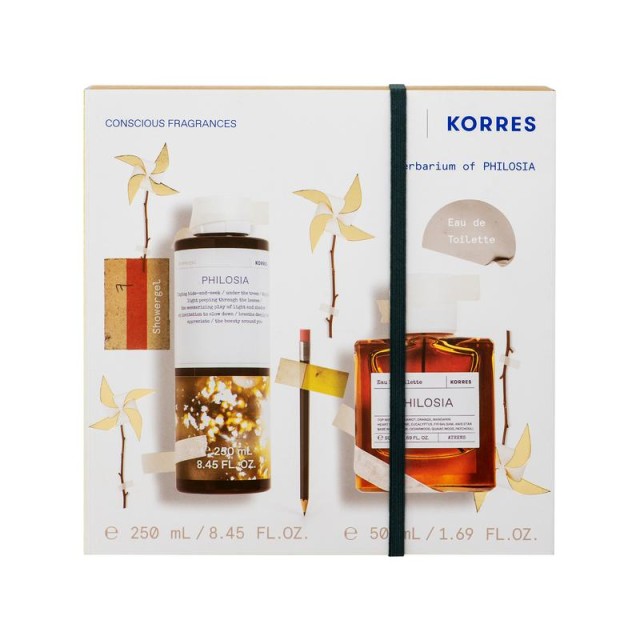 Korres Promo Philosia Eau de Toilette Άρωμα 50ml + Αφρόλουτρο 250ml