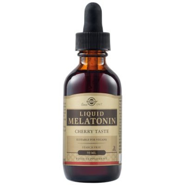 Solgar Liquid Melatonin Συμπλήρωμα Μελατονίνης για τον Ύπνο, 59ml