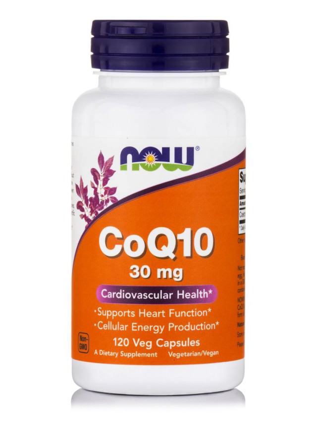 Now CoQ10 30 mg Vegetarian, 60 Φυτικές Κάψουλες