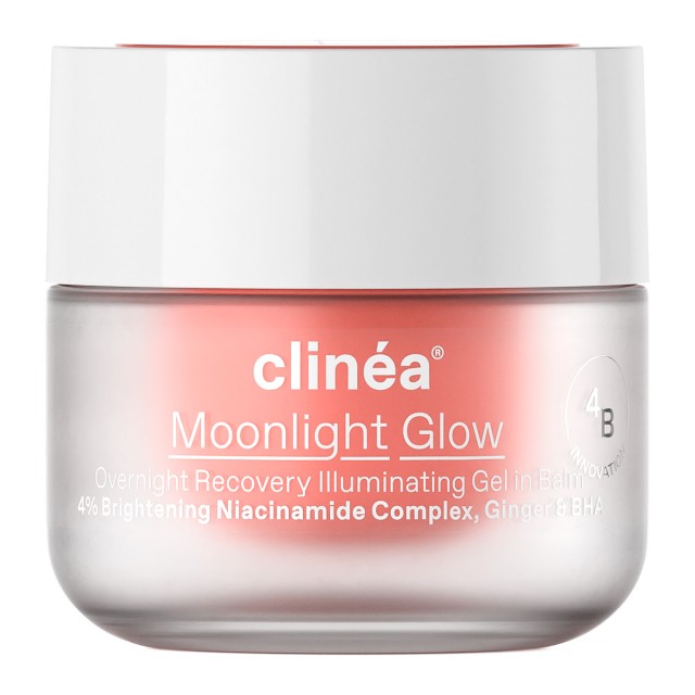 Clinéa Moonlight Glow Gel Κρέμα Νύχτας Λάμψης & Αναζωογόνησης, 50ml