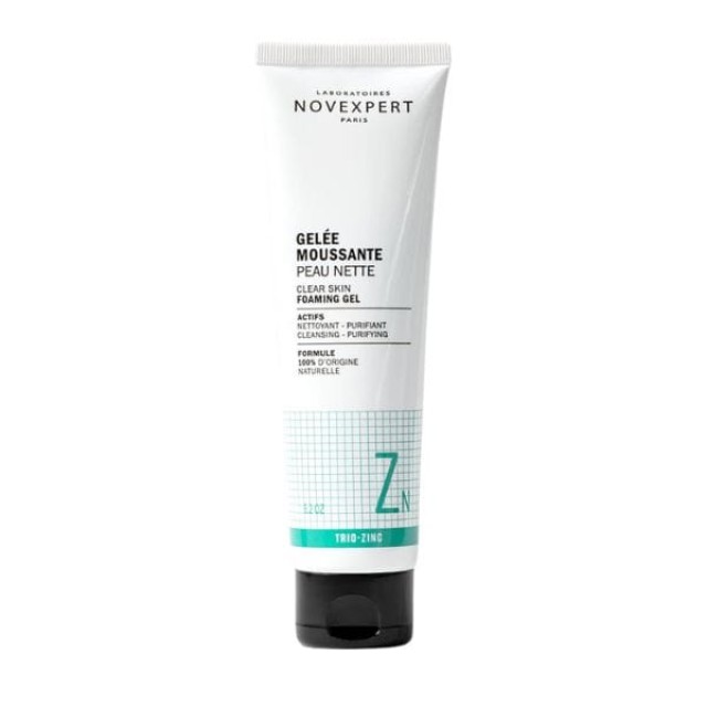 Novexpert Trio-Zinc Clear Skin Foaming Gel Αφρώδες Τζελ Καθαρισμού, 150 ml
