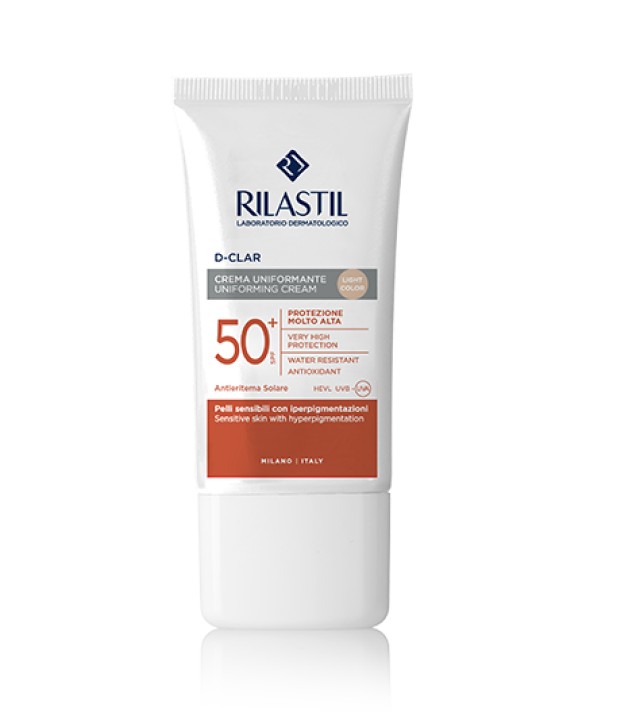 Rilastil Sun System D-clar Photoprotective Uniforming Cream Medium SPF50+ Αντηλιακή Κρέμα με Χρώμα, 40ml