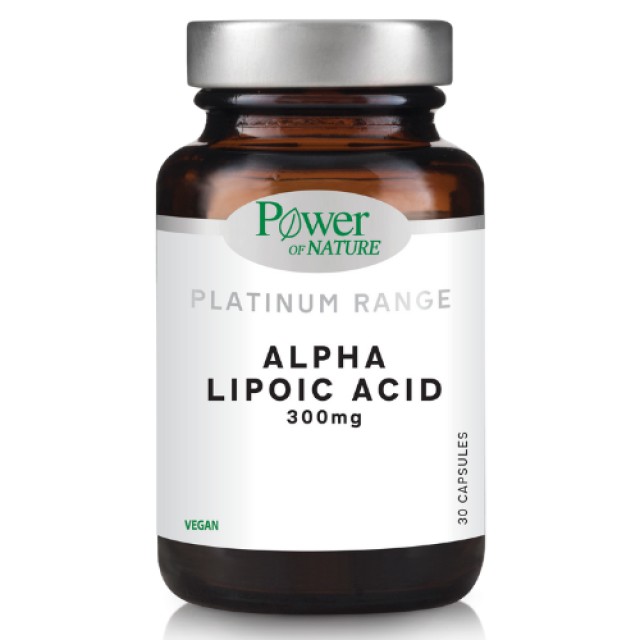 Power Health Platinum Alpha Lipoic Acid 300mg Συμπλήρωμα Διατροφής με Άλφα-λιποϊκό Οξύ, 30 Κάψουλες