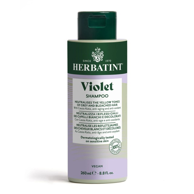 Herbatint Violet Shampoo Anti-Yellow Σαμπουάν κατά των Κίτρινων Τόνων, 260 ml