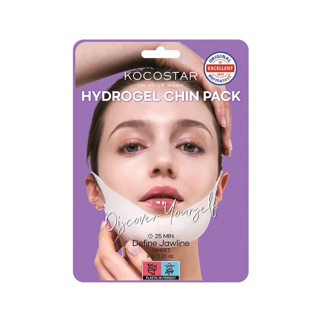 Vican Kocostar Hydrogel Chin Mask Μάσκα Σύσφιξης Για Το Πηγούνι, 1 Τεμάχιο