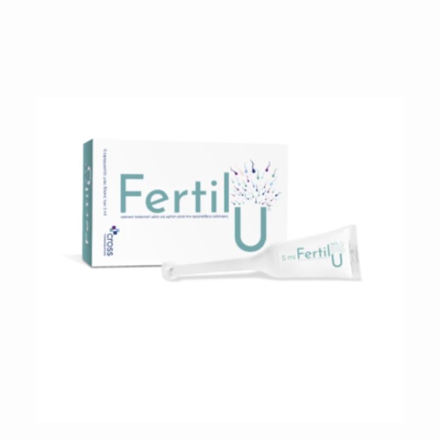 Cross Pharmaceuticals Fertil U Κολπική Λιπαντική Γέλη, 6x5ml