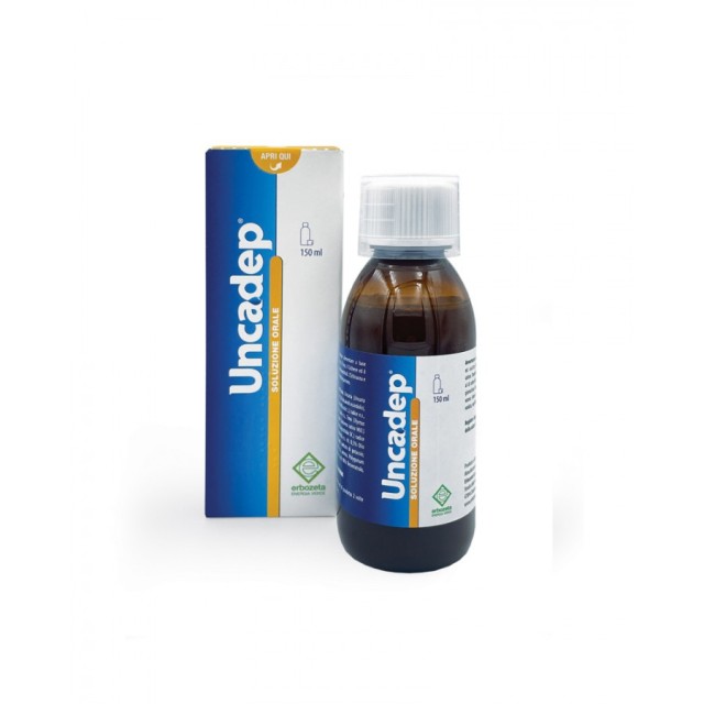 Erbozeta Uncadep Σιρόπι Για Τον Ξηρό - Παραγωγικό Βήχα, 150ml
