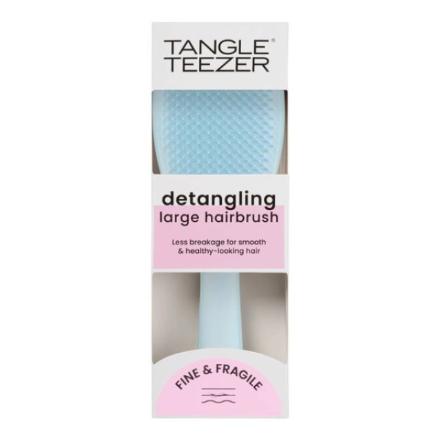 Tangle Teezer The Ultimate Detangler Large Fine & Fragile Seafoam Blue Βούρτσα για Ξεμπέρδεμα Μαλλιών, 1τμχ