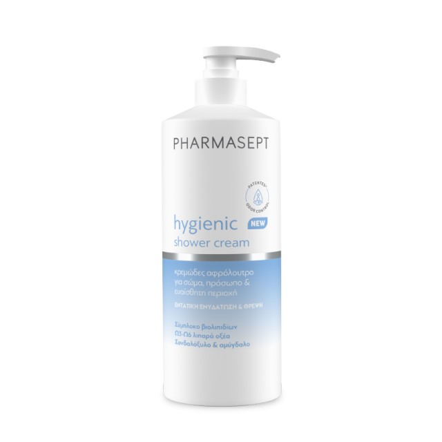 Pharmasept Hygienic Shower Cream Κρεμώδες Αφρόλουτρο Καθημερινής Χρήσης, 500ml