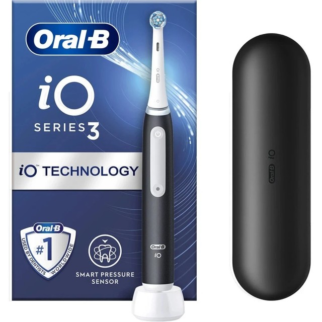 Oral-B iO Series 3 Micro Vibration Electric Toothbrush Matt Black Η...