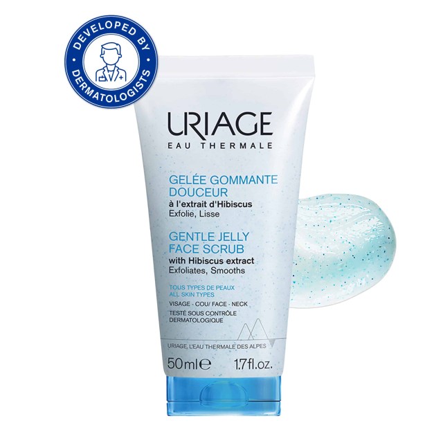 Uriage Gentle Jelly Face Scrub Απολεπιστικό Gel Προσώπου, 50ml