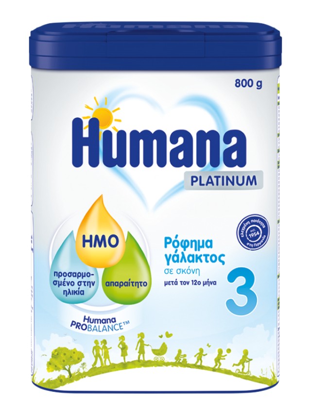 Humana 3 Platinum My Pack 12m+ 800gr