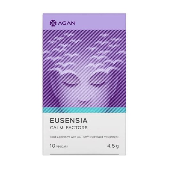 Agan Eusensia Calm Factors Συμπλήρωμα Διατροφής για τη Διαχείριση τ...