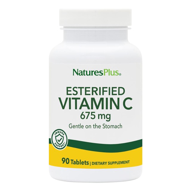 Natures Plus Esterified Vitamin C 675mg, 90 ταμπλέτες