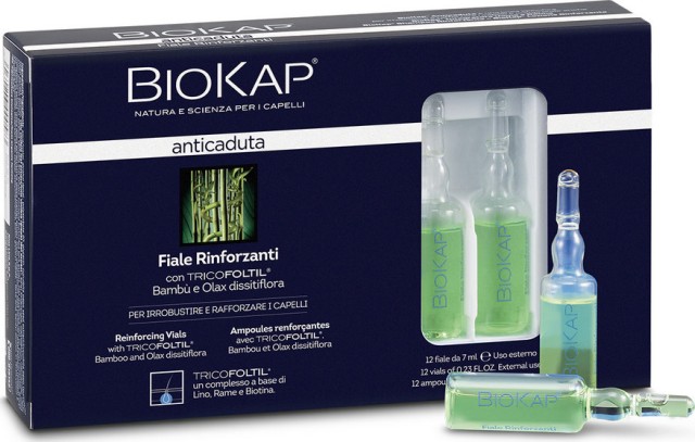 Biokap Reinforcing Αμπούλες Μαλλιών κατά της Τριχόπτωσης 12x7ml