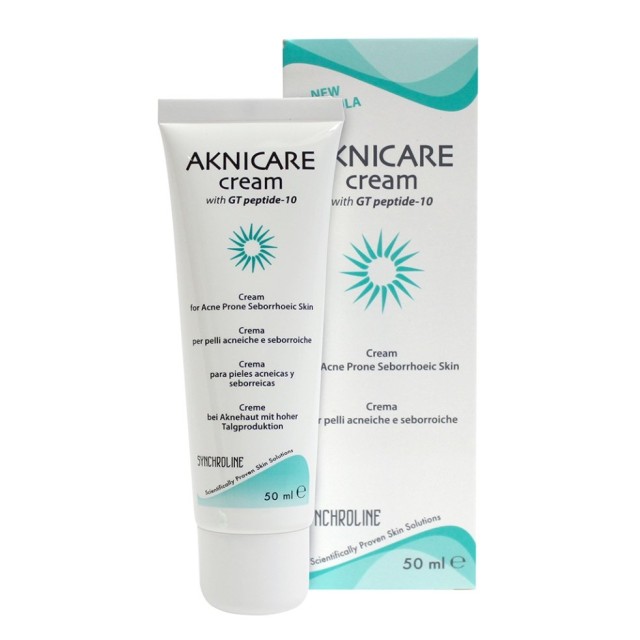 Synchroline Aknicare Cream Ενυδατική Κρέμα Προσώπου Για Την Ακνεϊκή Επιδερμίδα, 50ml