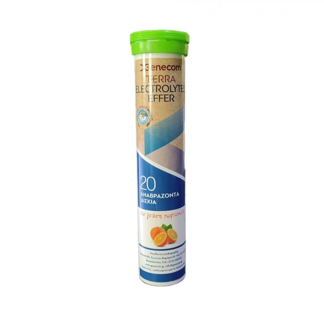 Terra Electrolytes Effervescent, 20 Αναβράζοντα Δισκία