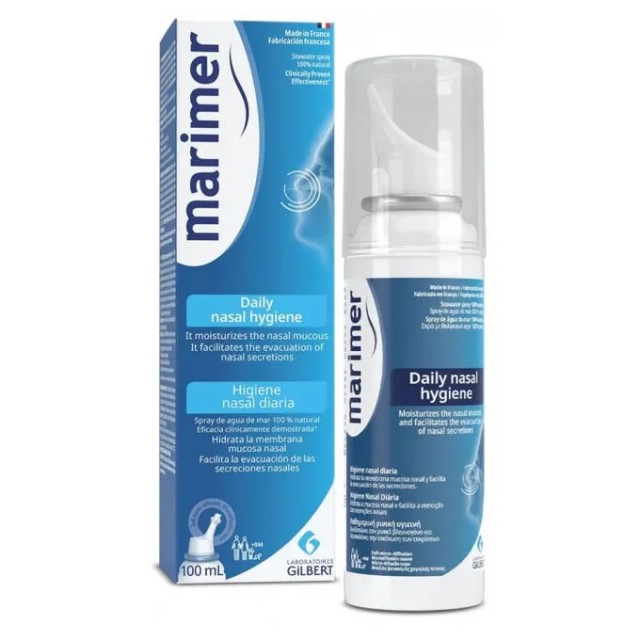 Marimer Daily Nasal Hygiene Seawater Spray Ισότονο Ρινικό Σπρέι, 100ml