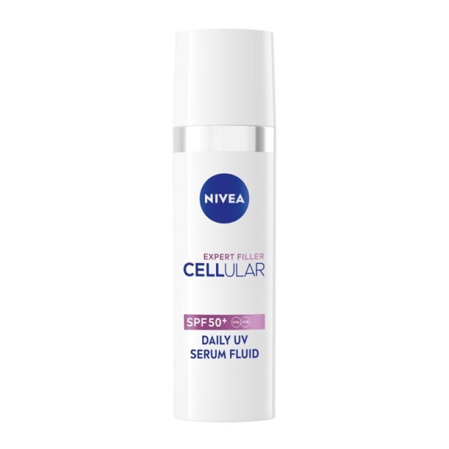 Nivea Expert Filler Cellular Spf50+ Daily UV Serum Fluid Λεπτόρρευστος Ορός Ημέρας, 40ml