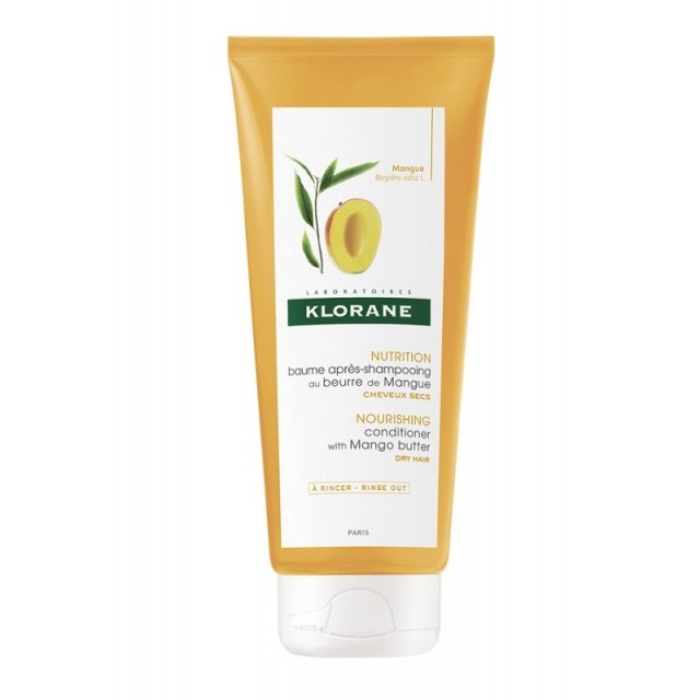 Klorane Conditioner With Mango Butter, Μαλακτική Κρέμα Μαλλιών,  200ml