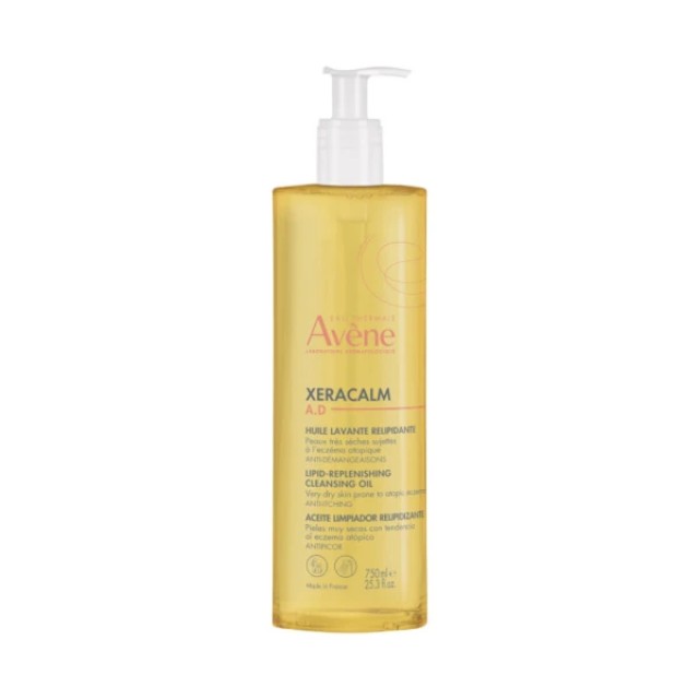 Avene Xeracalm A.D Lipid Replenshing Cleansing Oil Καθαριστικό Έλαιο Αναπλήρωσης Λιπιδίων, 750ml