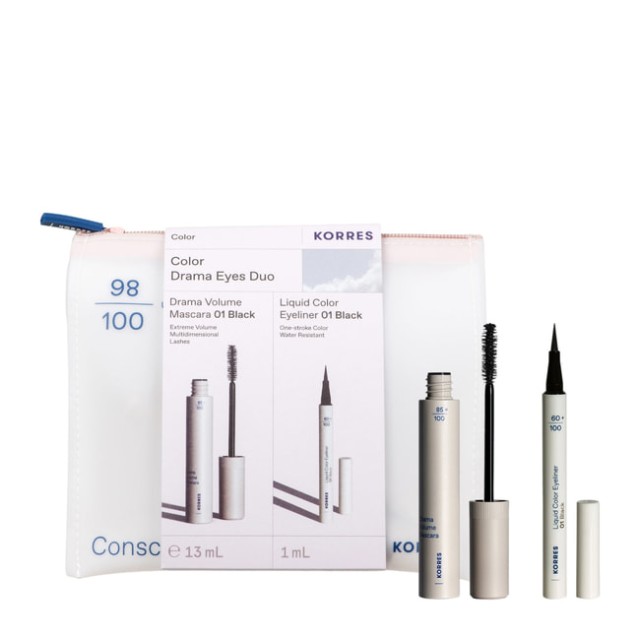 Korres Promo Color Drama Eyes Duo με Drama Volume Mascara Μάσκαρα γ...