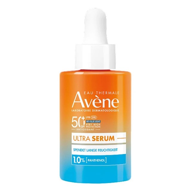 Avene Sun Care Ultra Serum Long Hydration SPF50+ Αντηλιακός Ορός Πρ...