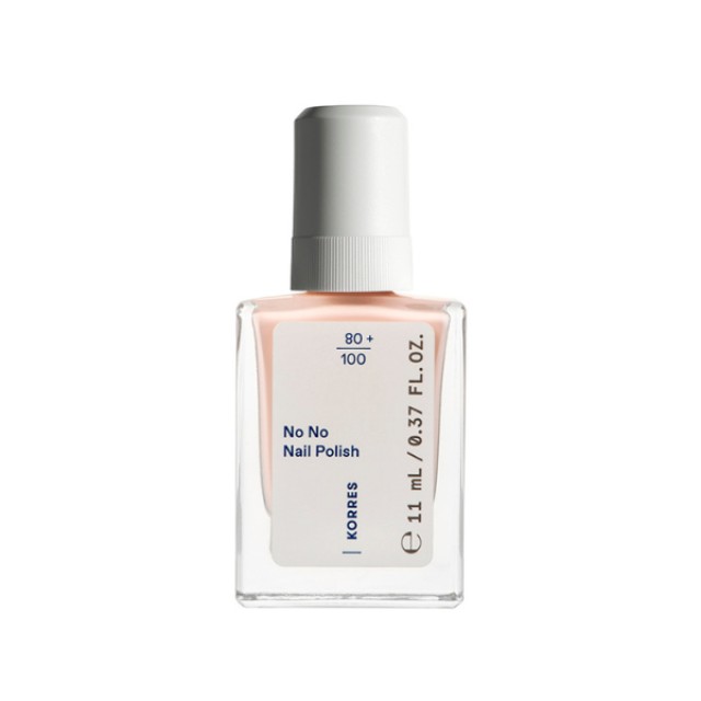 Korres No No Nail Polish 20 Peach Blush Βερνίκι νυχιών, 11ml
