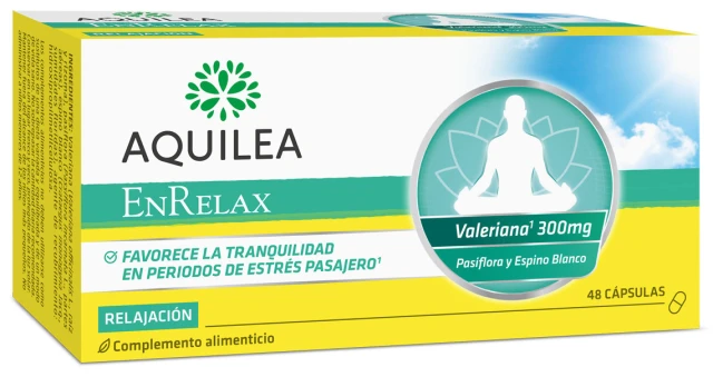Aquilea EnRelax Valeriana Nutritional Supplement for Anxiety, 48caps