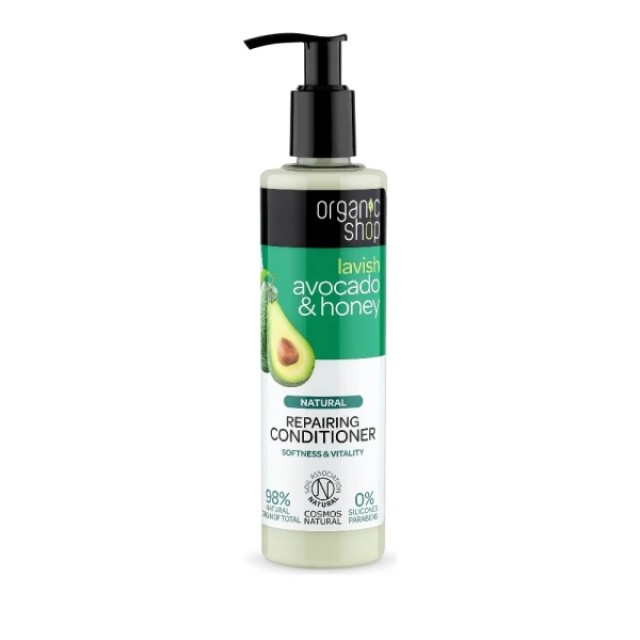 Natura Siberica Organic Shop Οργανικό Αβοκάντο & Μέλι Conditioner Ε...