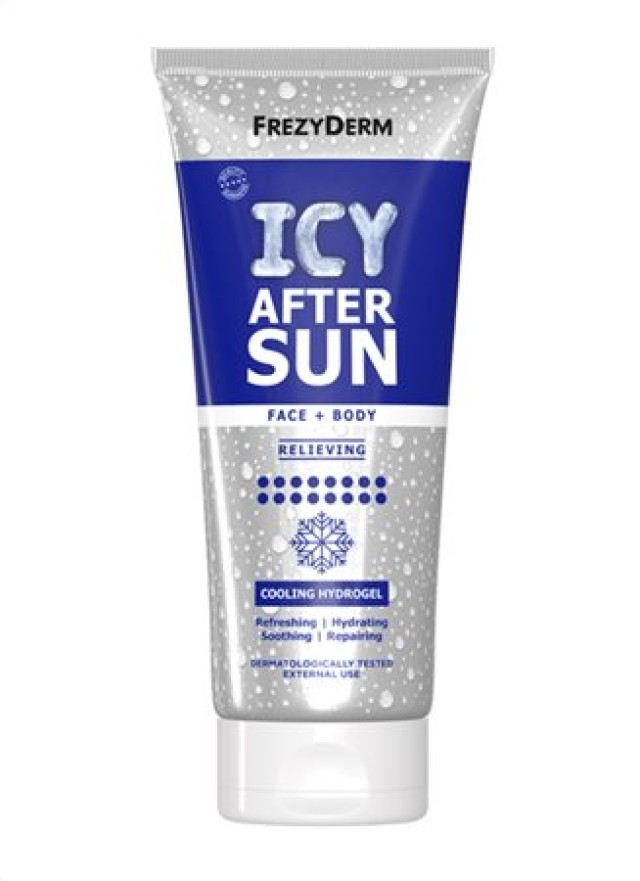 Frezyderm Icy After Sun Δροσερό Gel Για Μετά Τον Ήλιο Για Πρόσωπο & Σώμα, 200ml