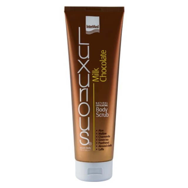 Luxurious Natural Exfoliating Body Scrub Milk Chocolate Απολεπιστικό Σώματος, 300 ml