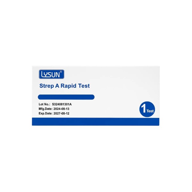 Lysun Strep A Rapid Test Στρεπτόκοκκου, 1τμχ