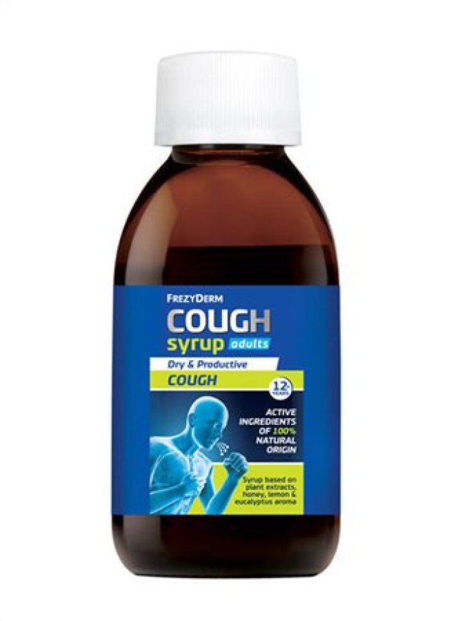 Frezyderm Cough Syrup Adults Σιρόπι για το Βήχα για Ενήλικες, 182gr