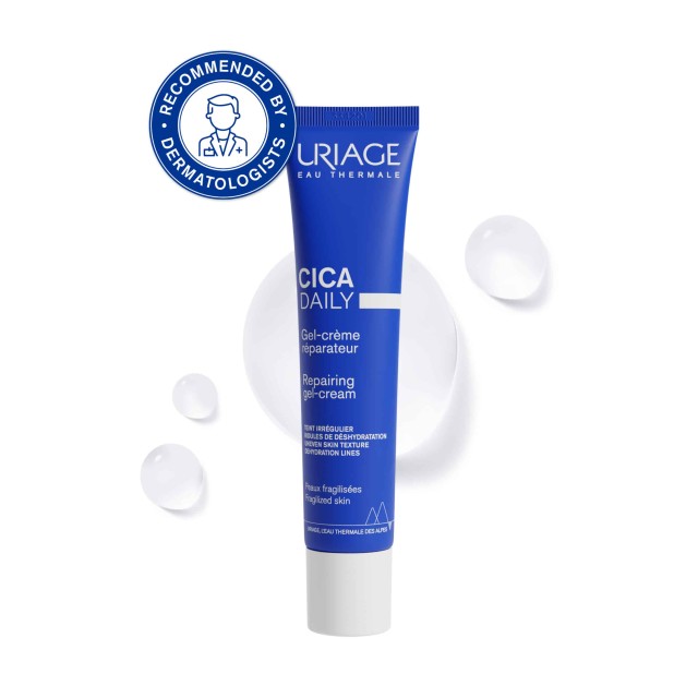 Uriage Bariederm Cica Daily Gel Cream Για Ενυδάτωση και Προστασία του Ταλαιπωρημένου Και Ευαίσθητου Δέρματος, 40ml