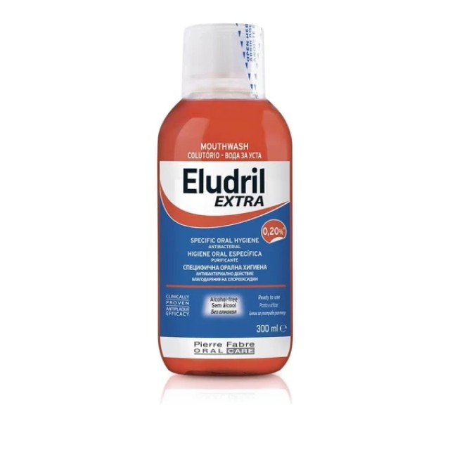 Elgydium Eludril Extra 0,20% Στοματικό Διάλυμα Χλωρεξιδίνης 300ml